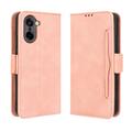 OnePlus Ace 5 Racing/Nord CE5 -kortinhaltijan lompakkokotelo - vaaleanpunainen