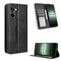 OnePlus Ace 5 Racing Retro/Nord CE5 Lompakkokotelo Magneettisella Sulkijalla - Musta