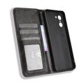 OnePlus Ace 5 Racing Retro/Nord CE5 Lompakkokotelo Magneettisella Sulkijalla - Musta