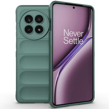 OnePlus Ace 5/5 Pro/13R Rugged TPU Suojakuori - Vihreä