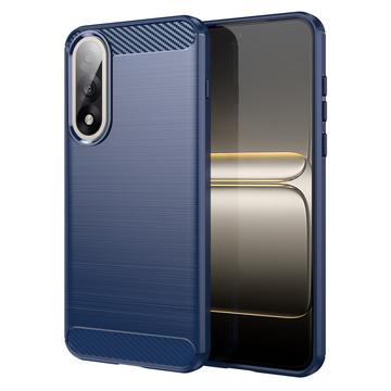 OnePlus Ace 5 Ultra/Nord 5 Harjattu TPU Suojakuori - Hiilikuitu