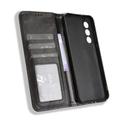 OnePlus Ace 5 Ultra/Nord 5 Retro Lompakkokotelo Magneettisella Sulkijalla - Musta
