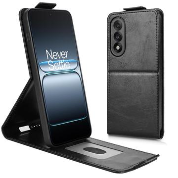 OnePlus Ace 5 Ultra/Nord 5 Pystysuuntainen läppäkotelo jalustalla - musta
