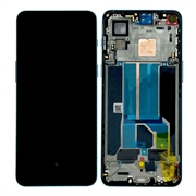 OnePlus Nord 2 5G Etukuori & LCD Näyttö 2011100359 - Sininen