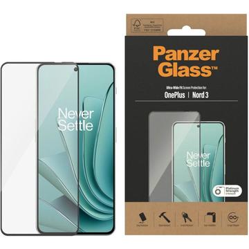 OnePlus Ace 2V/Nord 3 PanzerGlass Ultra-Wide Fit Panssarilasi - Musta Reuna