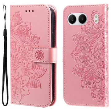 OnePlus Nord 4 Mandala Series Lompakkokotelo - Ruusukulta