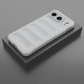 OnePlus Nord 4 Rugged TPU Suojakuori - Vaaleanharmaa