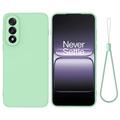 OnePlus Nord 5 Nestemäinen silikonikotelo käsihihnalla