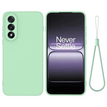 OnePlus Nord 5 Nestemäinen silikonikotelo käsihihnalla