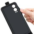 OnePlus Nord CE4 Lite/Oppo K12x Pystysuora Lompakkokotelo Korttipaikalla - Musta