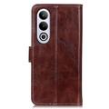 OnePlus Nord CE4/Oppo K12 Lompakkokotelo Magneettisella Sulkijalla - ruskea