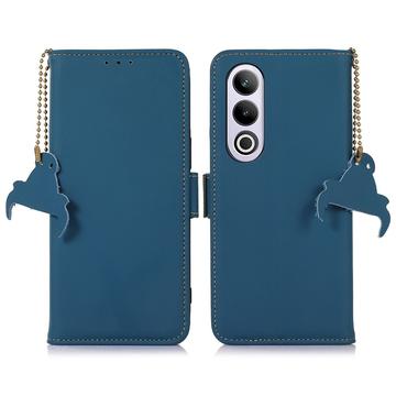 OnePlus Nord CE4 Lompakkomallinen Nahkakotelo kanssa RFID - Sininen