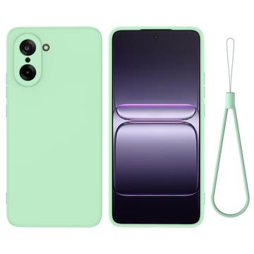 OnePlus Nord CE5 Nestemäinen silikonikotelo käsihihnalla