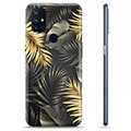 OnePlus Nord N10 5G TPU Suojakuori - Kultaiset Lehdet