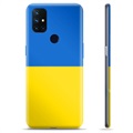 OnePlus Nord N10 5G TPU Kotelo Ukrainan Lippu - Keltainen ja vaaleansininen