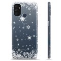 OnePlus Nord N100 TPU Suojakuori - Lumihiutaleet