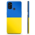 OnePlus Nord N100 TPU Kotelo Ukrainan Lippu - Keltainen ja vaaleansininen
