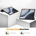 OnePlus Pad 2 Tri-Fold Sarjan Smart Lompakkokotelo - Sininen