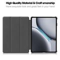 OnePlus Pad 2 Tri-Fold Sarjan Smart Lompakkokotelo - Punainen