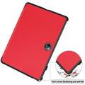 OnePlus Pad 2 Tri-Fold Sarjan Smart Lompakkokotelo - Punainen