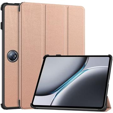 OnePlus Pad 2 Tri-Fold Sarjan Smart Lompakkokotelo - Ruusukulta