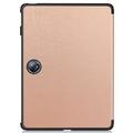 OnePlus Pad 2 Tri-Fold Sarjan Smart Lompakkokotelo - Ruusukulta