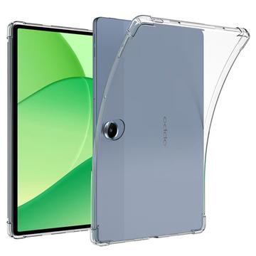 OnePlus Pad Lite/Oppo Pad SE Iskunkestävä TPU Suojakuori - Läpinäkyvä