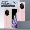 Oppo Find N5 hybridi kotelo ranneke ja potkukiinnike - vaaleanpunainen