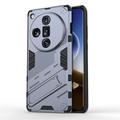 Oppo Find X7 Ultra Armor Sarja Hybridikotelo Jalustalla - Harmaa