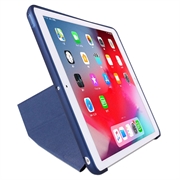 iPad 10.2 2019/2020/2021 Origami Stand Suojakotelo - Tummansininen