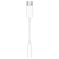 Apple USB-C/3.5mm Kuulokeliitäntä Sovitin MU7E2ZM/A - Valkoinen