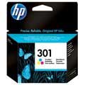 HP 301 Mustepatruunapaketti - Deskjet 1000, 1050, 2540 AiO - 3 Väriä
