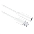 Huawei CM20 USB-C / 3.5mm Kaapeliadapteri 55030086 - Valkoinen