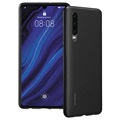 Huawei P30 PU Suojakotelo 51992992 - Musta