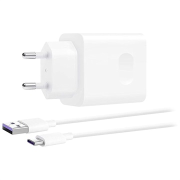 Huawei SuperCharge USB-C Seinälaturi CP84 - 40W - Valkoinen