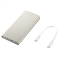 Samsung 10000mAh Varavirtalähde EB-P3400XUEGEU - 25W - Beige