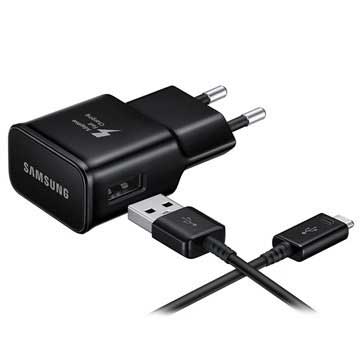 Samsung USB-C Nopea Matkalaturi EP-TA20EB - Musta