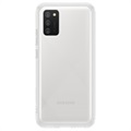 Samsung Galaxy A02s Soft Clear Suojakotelo EF-QA026TTEGEU - Valkoinen