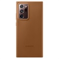 Samsung Galaxy Note20 Ultra Nahkakotelo EF-VN985LAEGEU - Ruskea