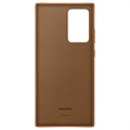 Samsung Galaxy Note20 Ultra Nahkakotelo EF-VN985LAEGEU - Ruskea
