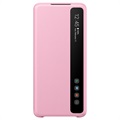 Samsung Galaxy S20+ Clear View Kotelo EF-ZG985CPEGEU (Avoin pakkaus - Erinomainen) - Pinkki