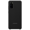 Samsung Galaxy S20 Silikonikotelo EF-PG980TBEGEU - Musta