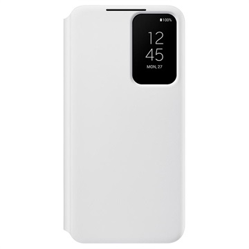 Samsung Galaxy S22+ 5G Smart Clear View Kotelo EF-ZS906CWEGEE - Valkoinen