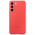 Samsung Galaxy S22 5G Silikonikotelo EF-PS901TPEGWW - Hehkuvan Punainen