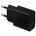 Samsung USB-C Nopea Matkalaturi EP-T1510EBE - 15W - Bulkki - Musta