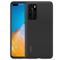 Huawei P40 Silikoninen Suojakuori 51993719 - Musta