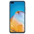 Huawei P40 Silikoninen Suojakuori 51993721 - Musteen Sininen