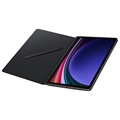Samsung Galaxy Tab S9 Smart Book Suojakuori EF-BX710PBEGWW (Avoin pakkaus - Erinomainen) - Musta