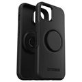 OtterBox Pop Symmetry Antimikrobinen iPhone 13 Kotelo - Musta