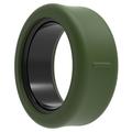 Oura Ring 5, Samsung Galaxy Ring naarmuuntumaton silikonikotelo - Koko: 12/13 - mustanvihreä